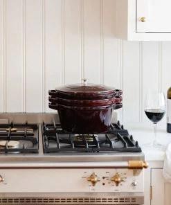 Staub Stackable Cocotte, Braiser, And Grill Pan With Lid | Grenadine -Cookware Sets Shop 71cfwvid5jl. ac sl1500