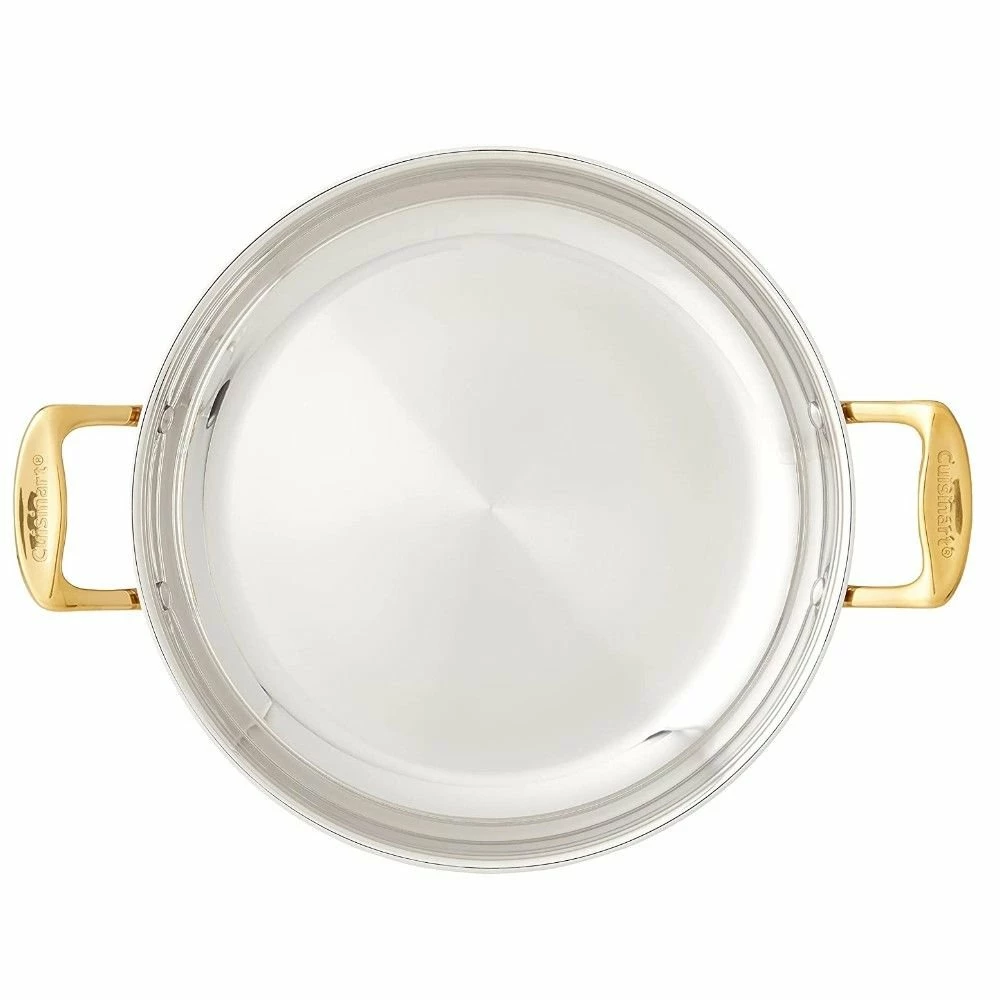 Cuisinart Mineral Stainless Steel Everyday Pan With Cover | 12" 5 Cuisinart Mineral Stainless Steel Everyday Pan With Cover | 12" - Image 3