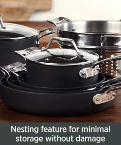 All-Clad Essentials Nonstick Hard Anodized Large Fry Pan & Sauce Pan Set 10 All-Clad Essentials Nonstick Hard Anodized Large Fry Pan & Sauce Pan Set -Cookware Sets Shop 71ijdy5jdql. ac sl1500