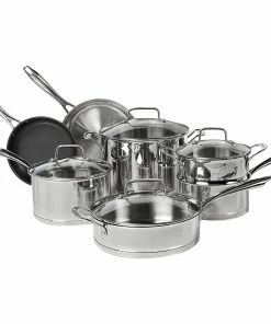 Cuisinart Professional Series Stainless 11-Piece Cookware Set