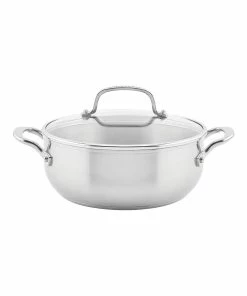 KitchenAid Non-Electrics KitchenAid 4 Qt. Stainless Steel 3-Ply Casserole Dish/Pan With Lid
