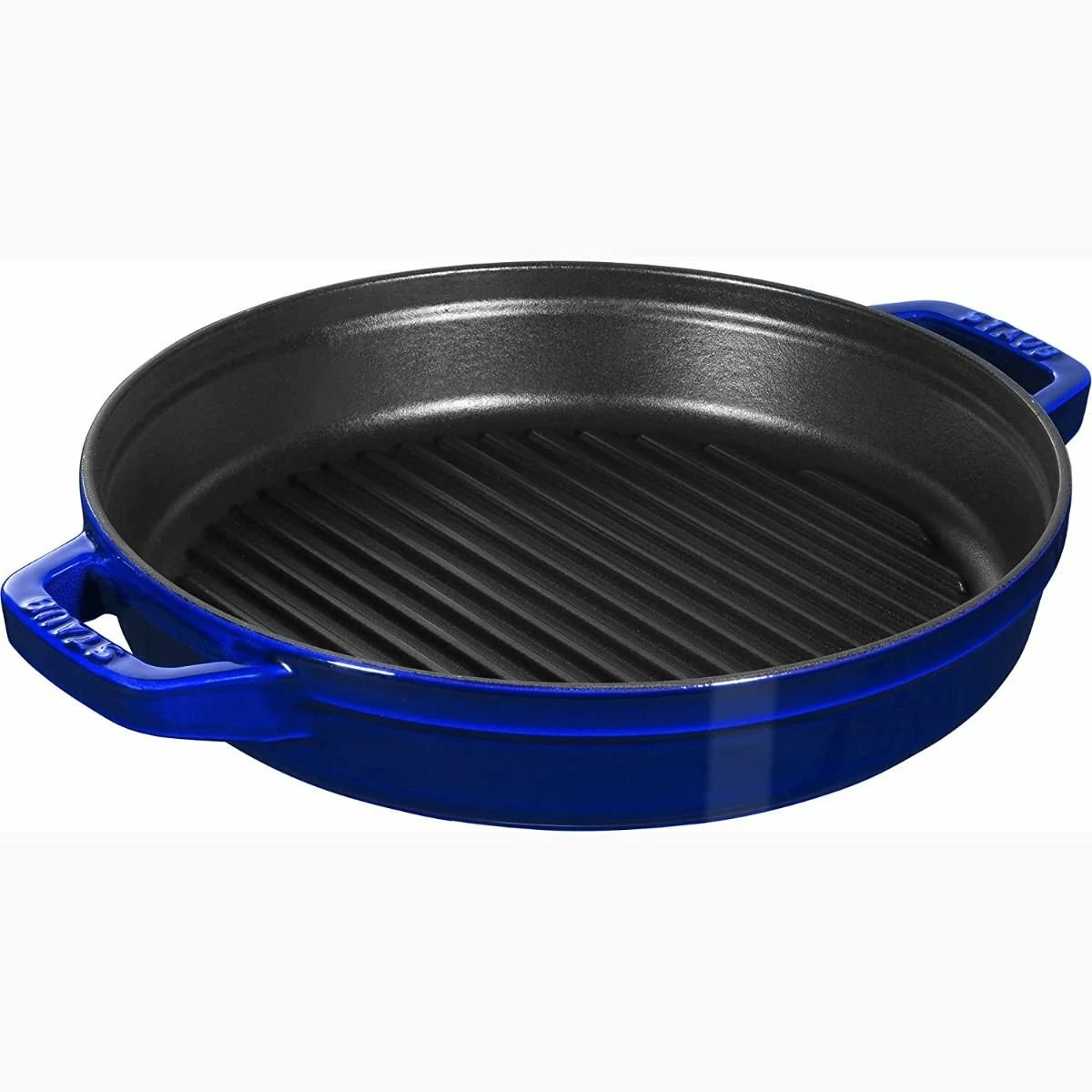 Staub Stackable Cocotte, Braiser, And Grill Pan With Lid | Dark Blue 7 Staub Stackable Cocotte, Braiser, And Grill Pan With Lid | Dark Blue - Image 5