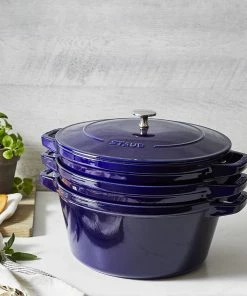 Staub Stackable Cocotte, Braiser, And Grill Pan With Lid | Dark Blue 27 Staub Stackable Cocotte, Braiser, And Grill Pan With Lid | Dark Blue -Cookware Sets Shop 71pcwtnujql. ac sl1500