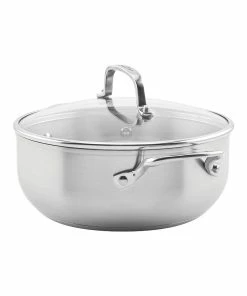 KitchenAid Non-Electrics KitchenAid 4 Qt. Stainless Steel 3-Ply Casserole Dish/Pan With Lid -Cookware Sets Shop 71whcsooi3l. ac sl1500