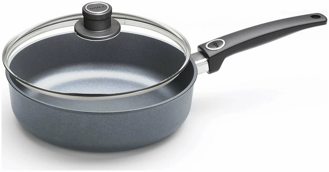 Woll Cookware Woll Non-Stick Cookware - Diamond Plus Induction 9.5" Saute Pan With Lid 3 Woll Cookware Woll Non-Stick Cookware - Diamond Plus Induction 9.5" Saute Pan With Lid