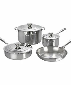 Le Creuset 7-Piece Cookware Set | Tri-Ply Stainless Steel