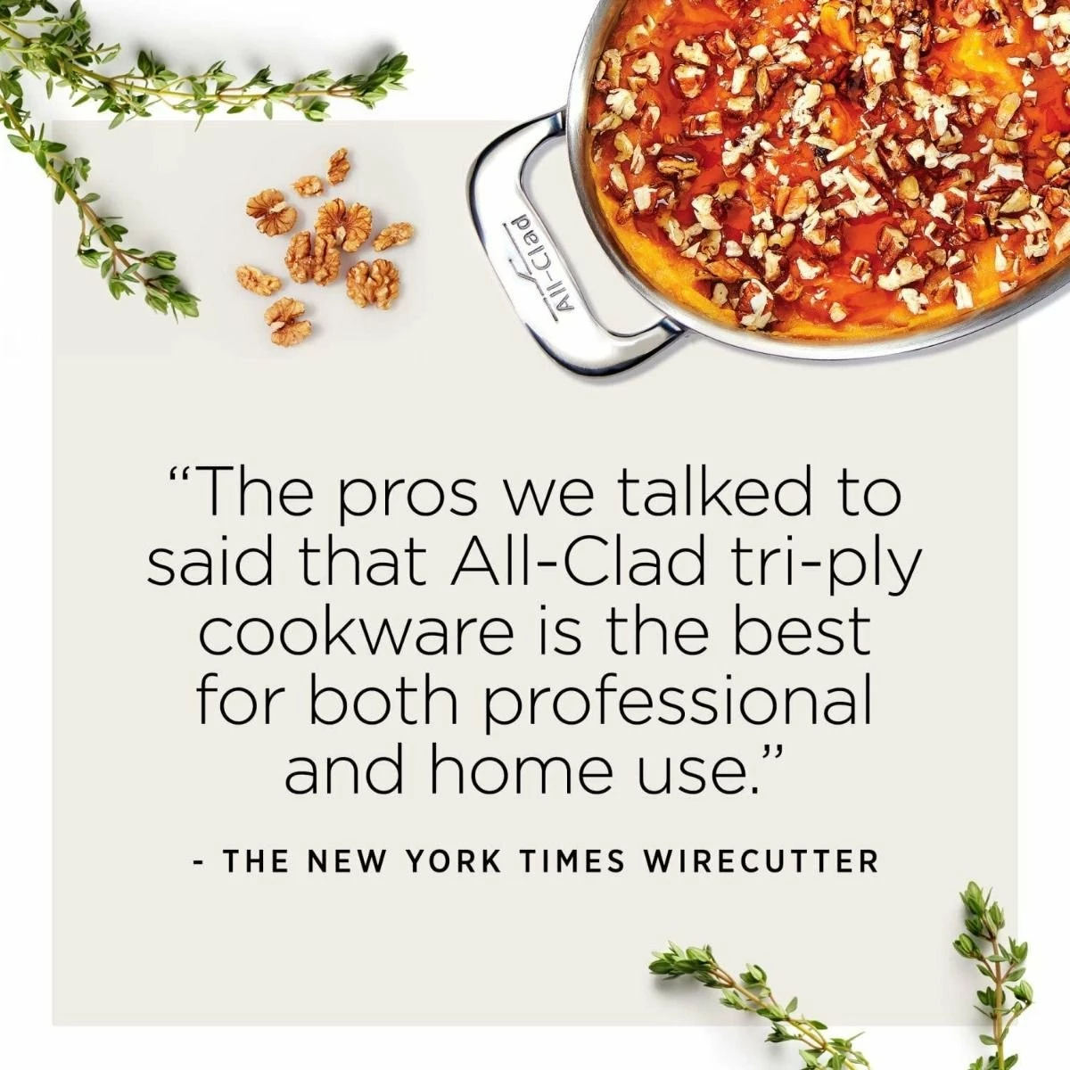 All-Clad D3 Stainless Steel 3-Quart Sauce Pan With Lid 12 All-Clad D3 Stainless Steel 3-Quart Sauce Pan With Lid - Image 10