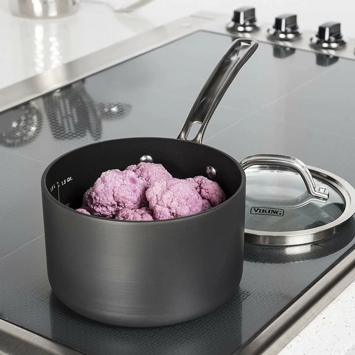 Viking Hard Anodized Nonstick Saucepan | 2-Quart 6 Viking Hard Anodized Nonstick Saucepan | 2-Quart - Image 4