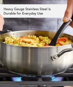 KitchenAid Non-Electrics KitchenAid 4 Qt. Stainless Steel 3-Ply Casserole Dish/Pan With Lid -Cookware Sets Shop 81qzjf1xb l. ac sl1500