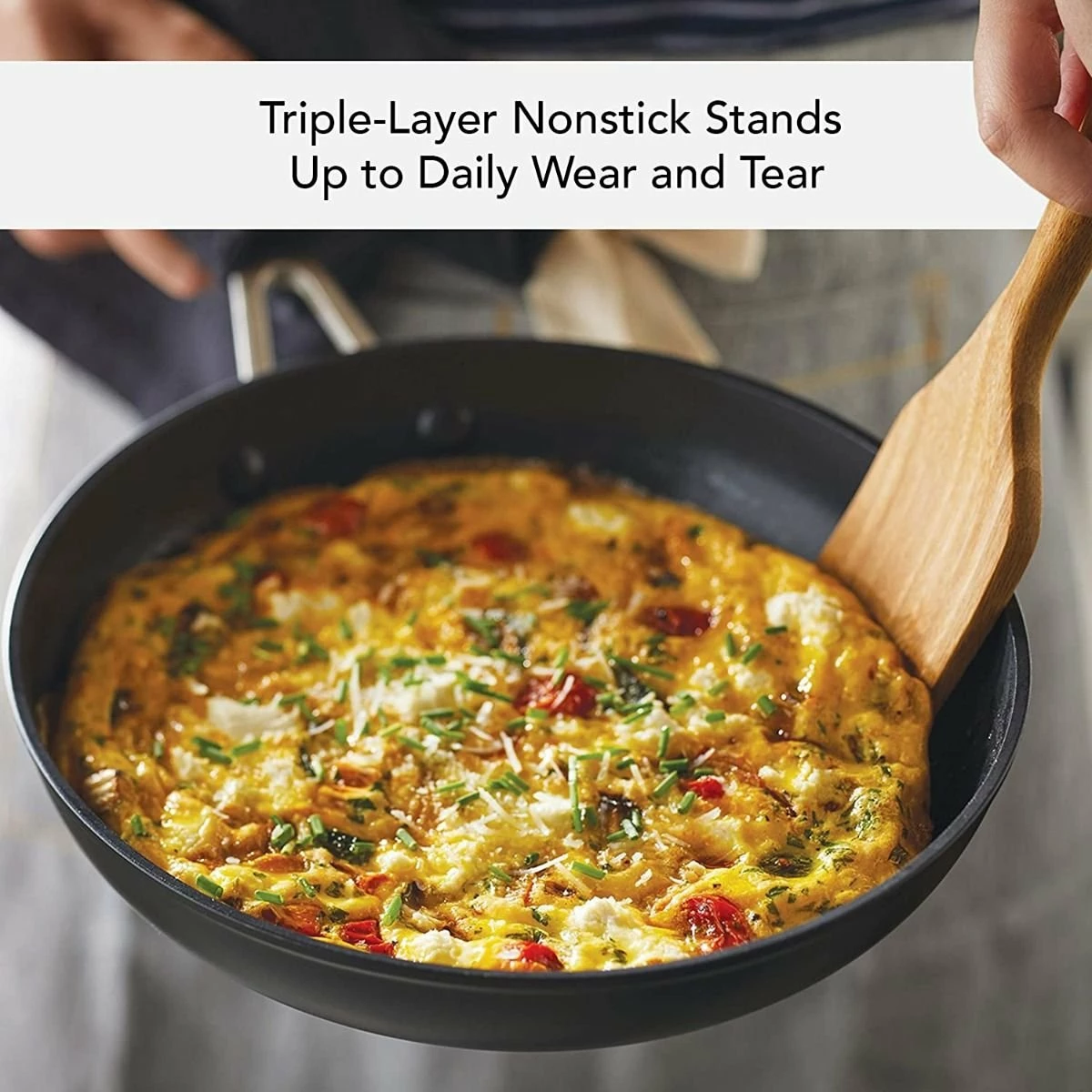 KitchenAid Non-Electrics KitchenAid 10" Hard Anodized Induction Fry Pan With Lid | Nonstick 10 KitchenAid Non-Electrics KitchenAid 10" Hard Anodized Induction Fry Pan With Lid | Nonstick - Image 8