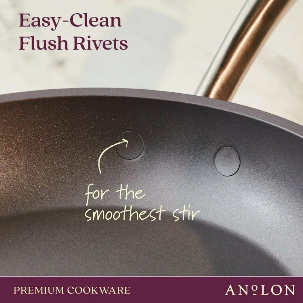 Anolon Cookware Anolon Accolade 8" & 10" Fry Pan Set 4 Anolon Cookware Anolon Accolade 8" & 10" Fry Pan Set - Image 2