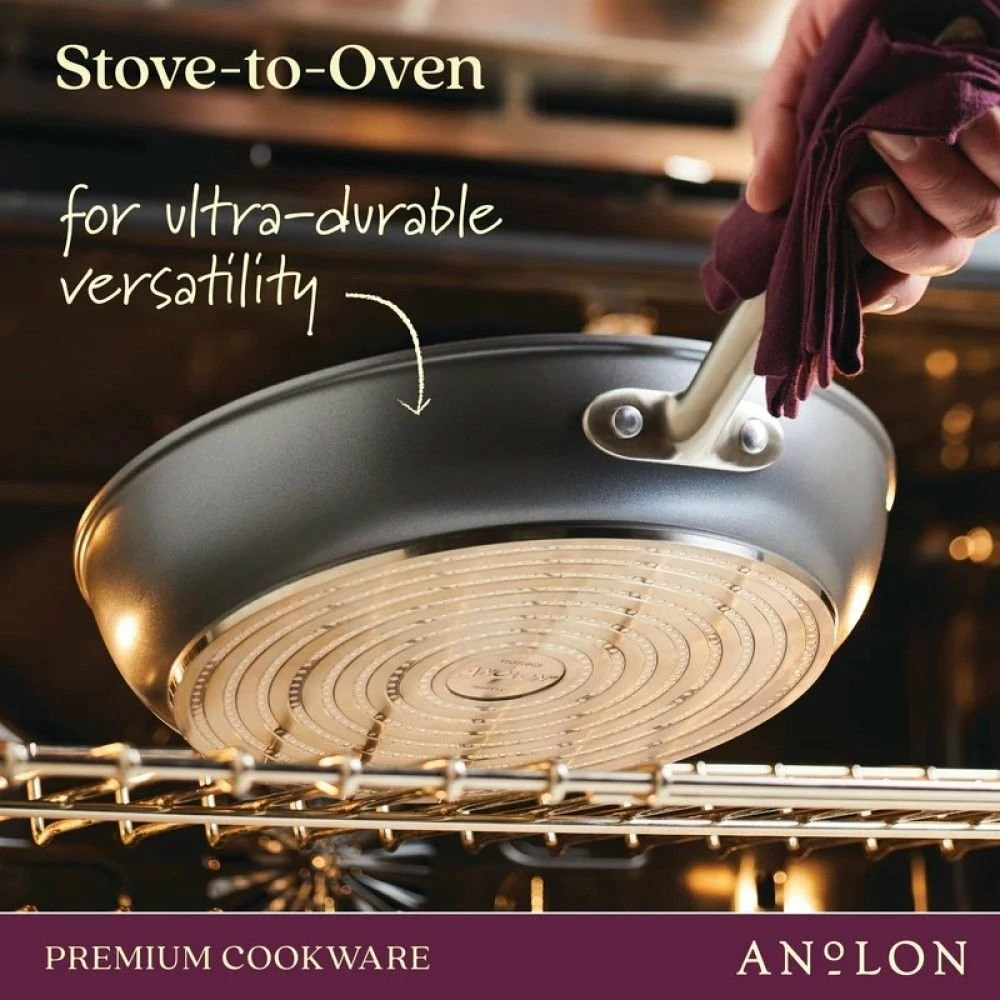 Anolon Cookware Anolon Accolade 8" & 10" Fry Pan Set 6 Anolon Cookware Anolon Accolade 8" & 10" Fry Pan Set - Image 4