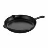 Staub 12" Frying Pan | Matte Black
