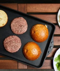 Swiss Diamond | XD Double Burner Griddle - 17" X 11" -Cookware Sets Shop burn2