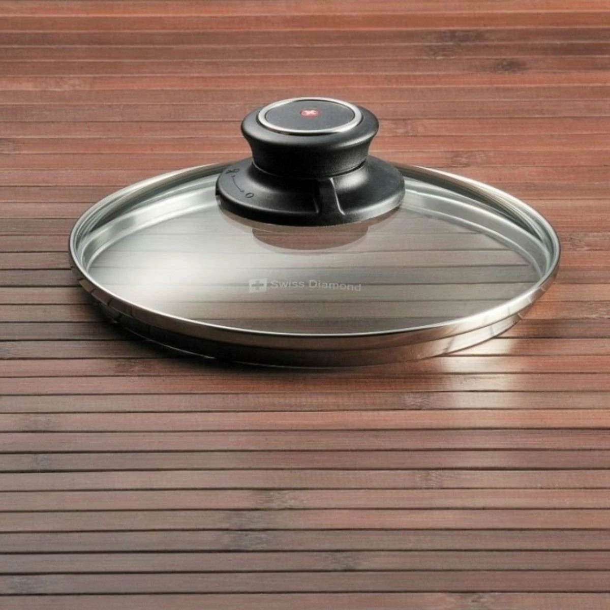 Swiss Diamond | Tempered Glass Lid - 12.5" 4 Swiss Diamond | Tempered Glass Lid - 12.5" - Image 2