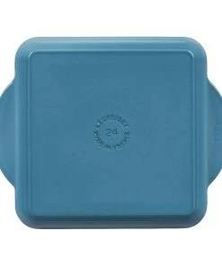 Le Creuset 9.5" Square Signature Enameled Cast Iron Griddle Pan | Caribbean Blue 11 Le Creuset 9.5" Square Signature Enameled Cast Iron Griddle Pan | Caribbean Blue -Cookware Sets Shop cargriddle4