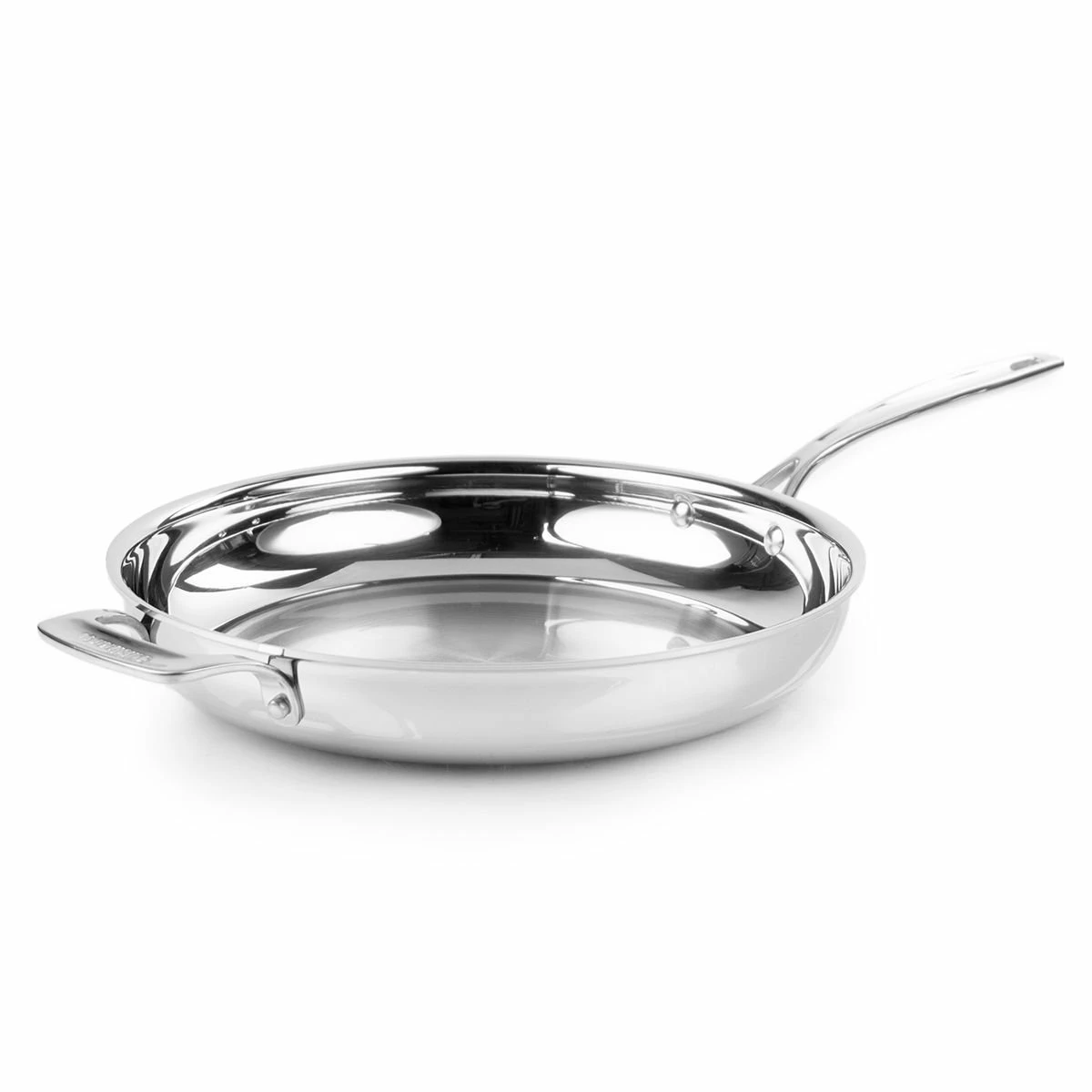 Cuisinart Custom-Clad 5-Ply Stainless Steel Fry Pan With Helper Handle | 12" 3 Cuisinart Custom-Clad 5-Ply Stainless Steel Fry Pan With Helper Handle | 12"