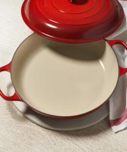 Le Creuset 3.5 Qt. Signature Enameled Cast Iron Braiser With Stainless Steel Knob | Cerise/Cherry Red 18 Le Creuset 3.5 Qt. Signature Enameled Cast Iron Braiser With Stainless Steel Knob | Cerise/Cherry Red -Cookware Sets Shop cer4