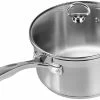 Chantal 21 Steel Induction Saucepan W/ Glass Lid - 3.5 Quart 2 Chantal 21 Steel Induction Saucepan W/ Glass Lid - 3.5 Quart -Cookware Sets Shop chantal 21 steel 3.5qt saucepan glass lid slin35 2035 compressed