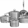 Chantal 21 Steel Induction 9 Piece Cookware Set 2 Chantal 21 Steel Induction 9 Piece Cookware Set -Cookware Sets Shop chantal 21 steel 9pc set slin 9 compressed