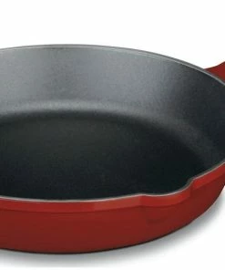 Cuisinart Chef's Classic Cast Iron 10" Skillet | Cardinal Red