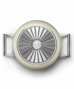 SMEG 5 Qt. Nonstick Casserole Dish With Lid | Cream -Cookware Sets Shop ckfc2411crm 6