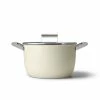 SMEG 8 Qt. Nonstick Casserole Dish With Lid | Cream 1 SMEG 8 Qt. Nonstick Casserole Dish With Lid | Cream -Cookware Sets Shop ckfc2611crm