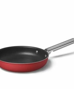SMEG 9.5" Nonstick Fry Pan | Red 9 SMEG 9.5" Nonstick Fry Pan | Red -Cookware Sets Shop ckff2401rdm 1