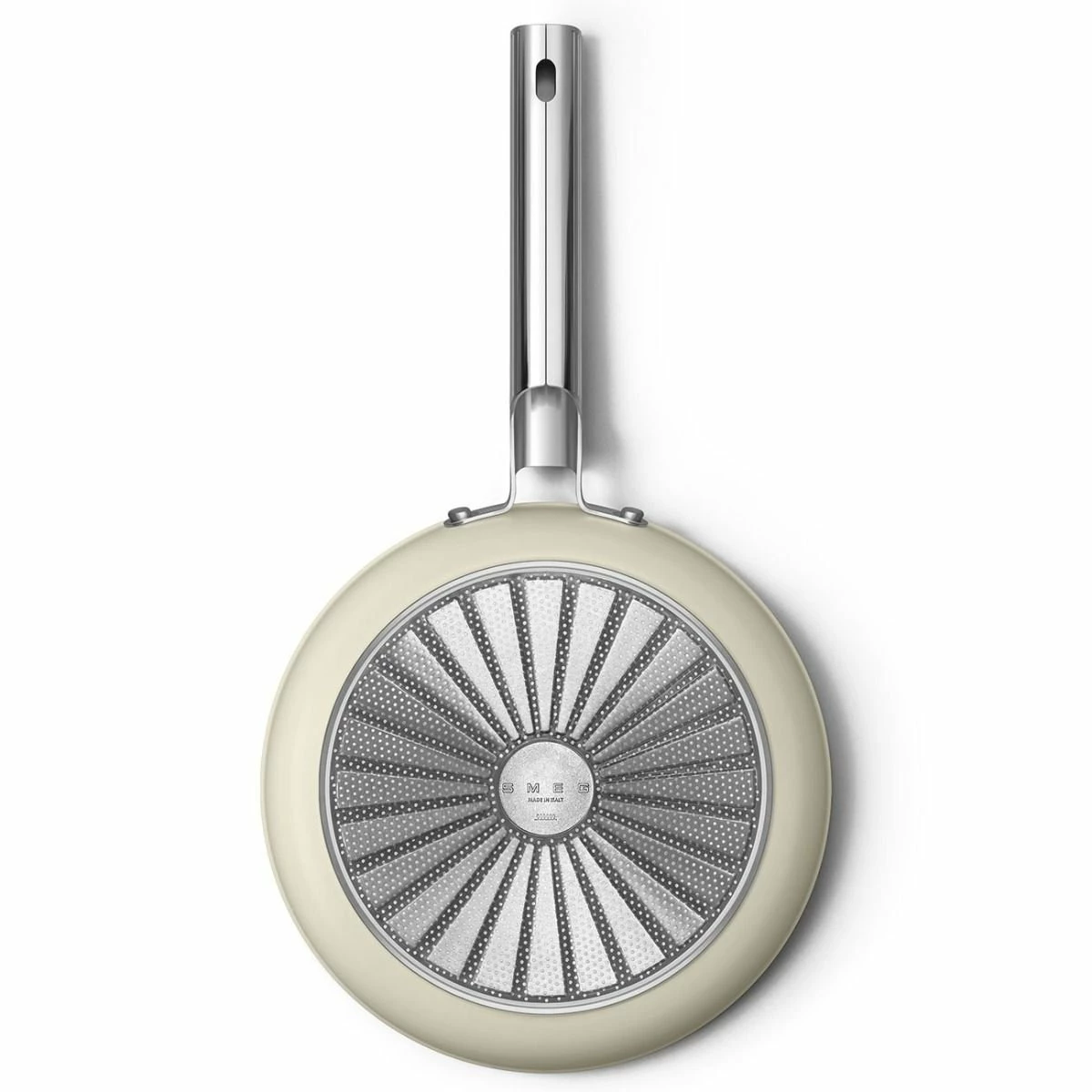 SMEG 10" Nonstick Fry Pan | Cream 6 SMEG 10" Nonstick Fry Pan | Cream - Image 4
