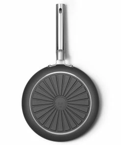 SMEG 11" Nonstick Fry Pan | Black -Cookware Sets Shop ckff2801blm 6