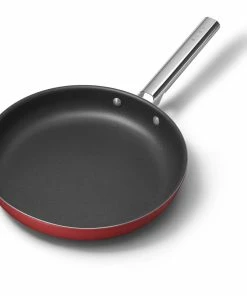 SMEG 12" Nonstick Fry Pan | Red 8 SMEG 12" Nonstick Fry Pan | Red -Cookware Sets Shop ckff3001rdm 2