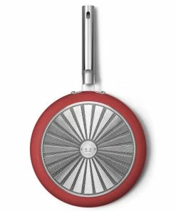 SMEG 12" Nonstick Fry Pan | Red 9 SMEG 12" Nonstick Fry Pan | Red -Cookware Sets Shop ckff3001rdm 6