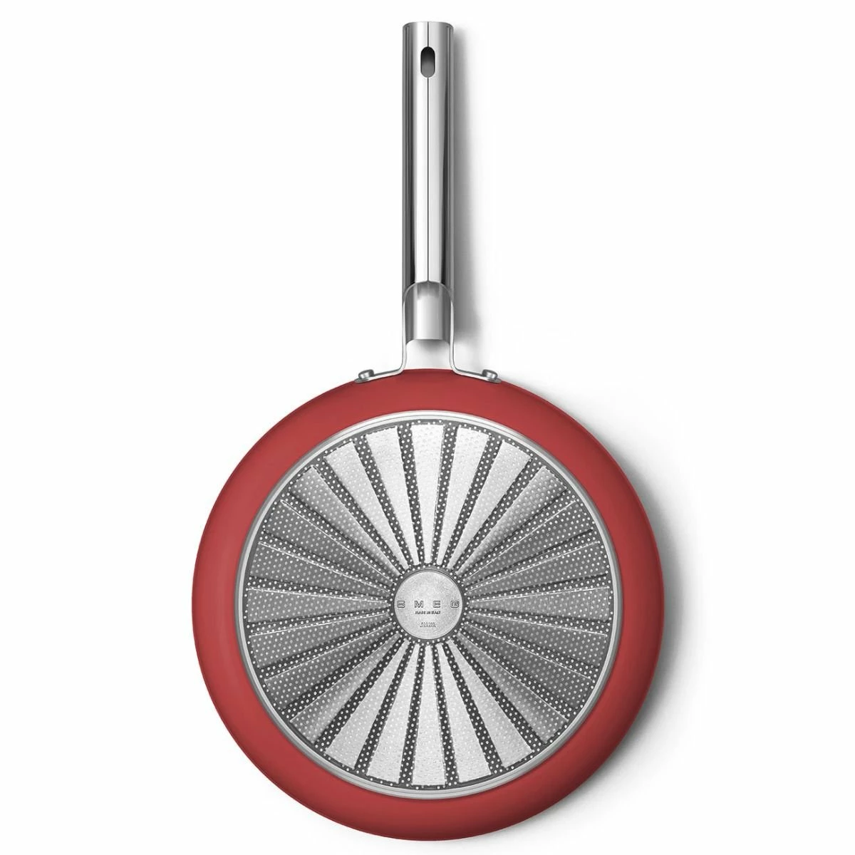 SMEG 12" Nonstick Fry Pan | Red 5 SMEG 12" Nonstick Fry Pan | Red - Image 4