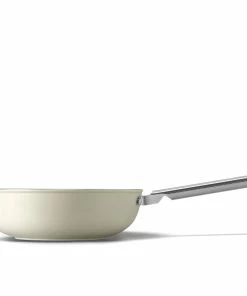 SMEG 12" Nonstick Wok | Cream