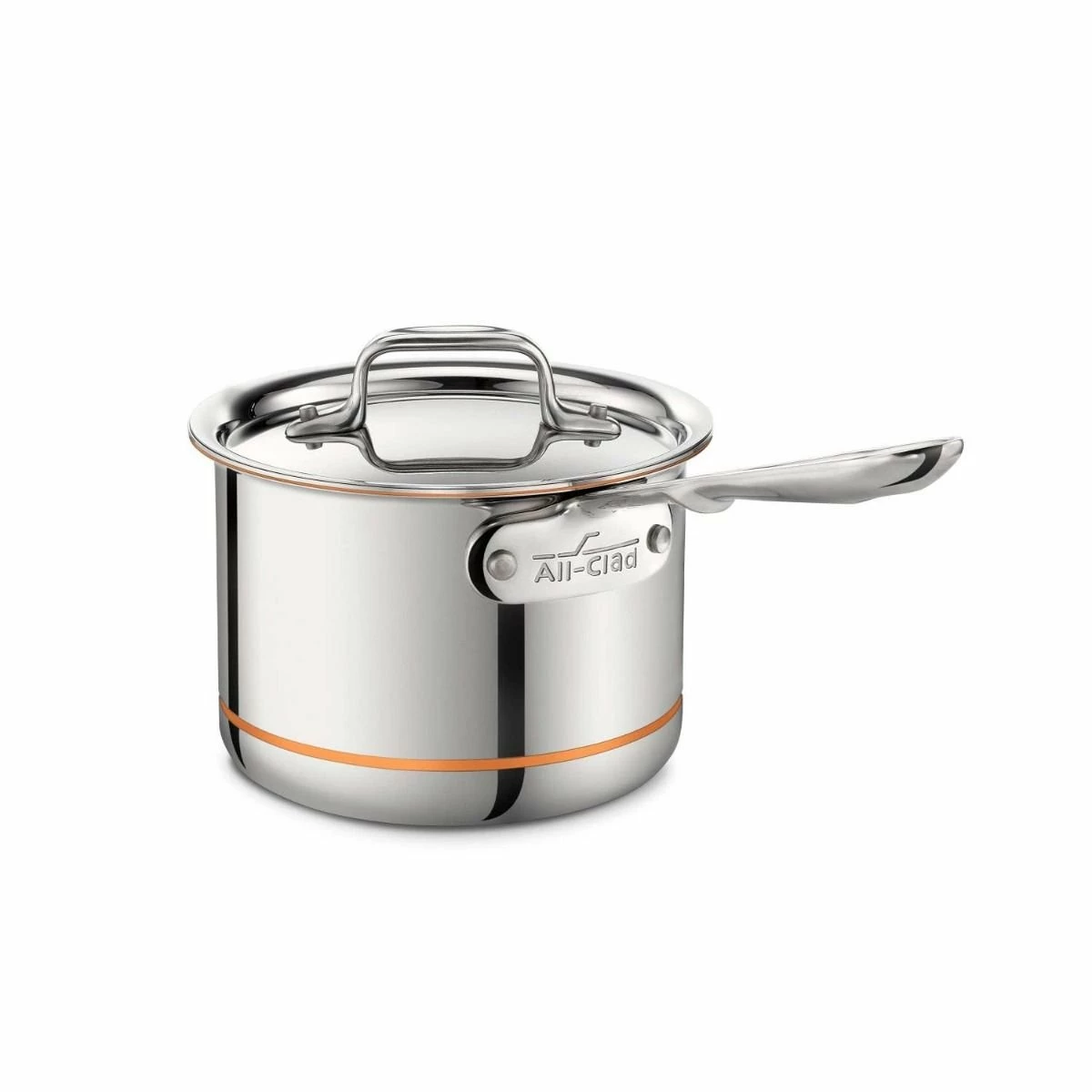 All-Clad Copper Core 5-Ply Bonded Stainless Steel Saucepan | 2 Qt. 3 All-Clad Copper Core 5-Ply Bonded Stainless Steel Saucepan | 2 Qt.