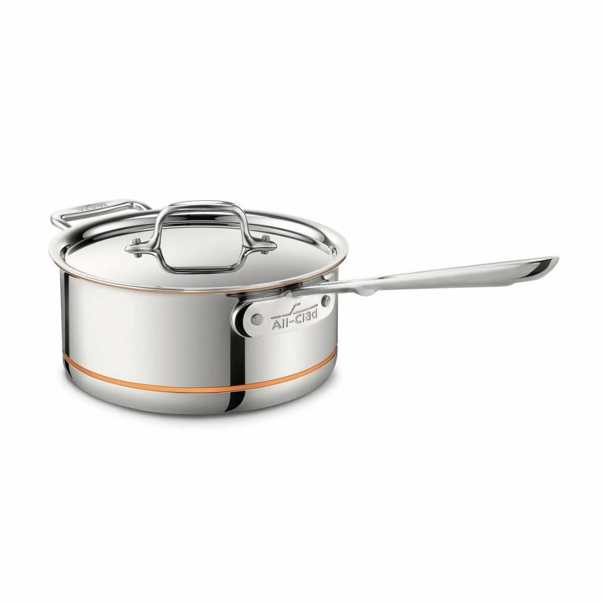 All-Clad Copper Core 5-Ply Bonded Stainless Steel Saucepan | 3 Qt. 3 All-Clad Copper Core 5-Ply Bonded Stainless Steel Saucepan | 3 Qt.