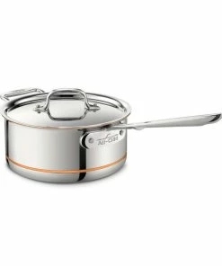 All-Clad Copper Core 5-Ply Bonded Stainless Steel Cookware Set | 10-Piece -Cookware Sets Shop copper3saucepan 1
