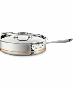 All-Clad Copper Core 5-Ply Bonded Stainless Steel Saute Pan | 5 Qt.