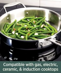 All-Clad D5 Brushed Stainless Steel Saucepan & Lid | 3 Qt. 12 All-Clad D5 Brushed Stainless Steel Saucepan & Lid | 3 Qt. -Cookware Sets Shop d52 6