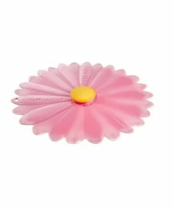 Charles Viancin Silicone Lid | 8" Daisy (Pink With White)