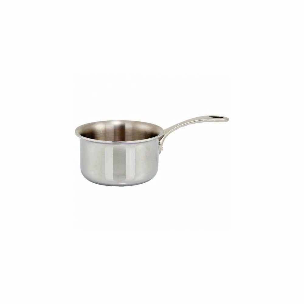 Winco Stainless Steel Mini Sauce Pan | 11oz 3 Winco Stainless Steel Mini Sauce Pan | 11oz