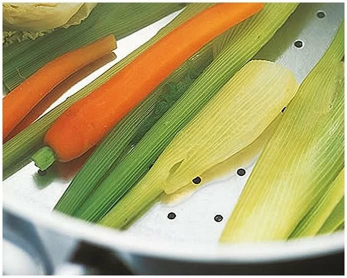 Demeyere Atlantis Steamer Insert W/ Silicone Gasket - 5.5 Qt. (Fits: 41324 & 41394) 4 Demeyere Atlantis Steamer Insert W/ Silicone Gasket - 5.5 Qt. (Fits: 41324 & 41394) - Image 2