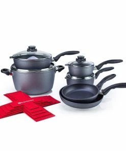 Swiss Diamond | HD 10-Piece Ultimate Kitchen Set + Pan Protectors