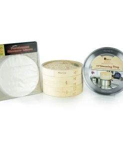 Helen's Asian Kitchen Bamboo Steamer Set