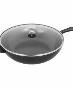 Staub 2.9 Qt Cast Iron Daily Pan | Black