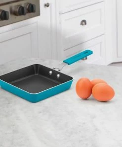 Cuisinart Mini 5.5" Nonstick Square Fry Pan | Turquoise 9 Cuisinart Mini 5.5" Nonstick Square Fry Pan | Turquoise -Cookware Sets Shop guest 2e1bb1d1 a256 4bb8 8ffb 688dcf856d59