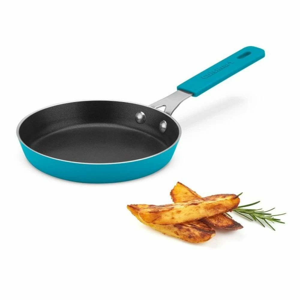 Cuisinart Mini 5.5" Nonstick Round Fry Pan | Turquoise 4 Cuisinart Mini 5.5" Nonstick Round Fry Pan | Turquoise - Image 2