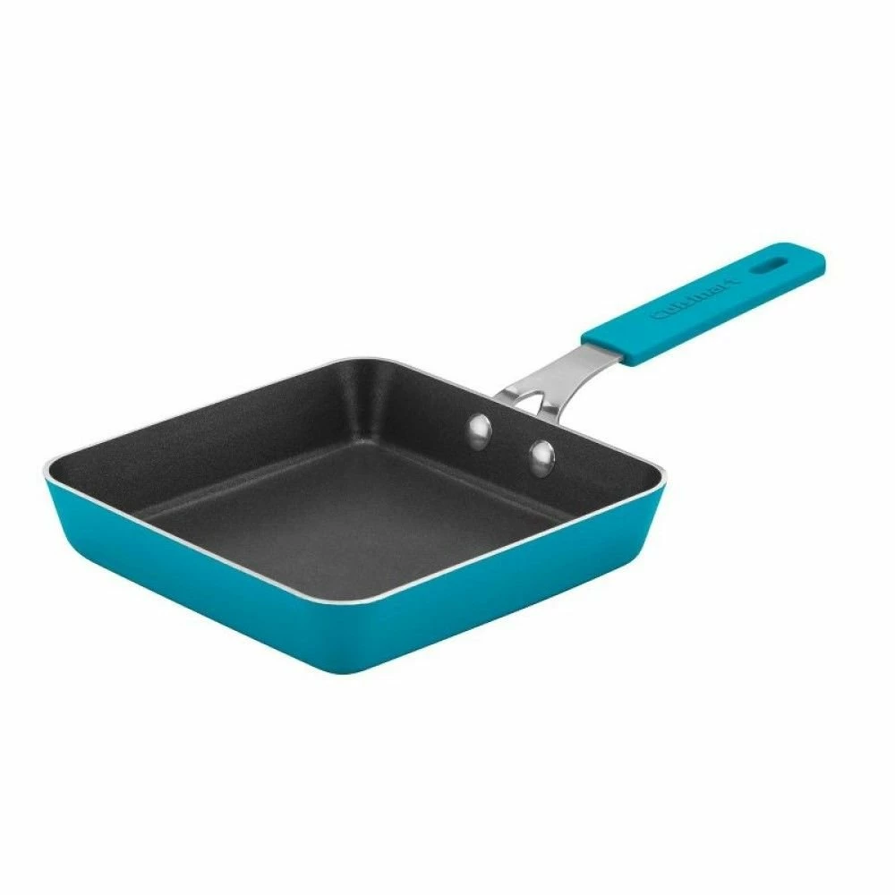 Cuisinart Mini 5.5" Nonstick Square Fry Pan | Turquoise 3 Cuisinart Mini 5.5" Nonstick Square Fry Pan | Turquoise