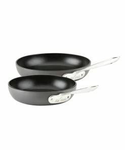 All-Clad HA1 Hard Anodized Nonstick Fry Pan Set (8" & 10") | 2-Piece