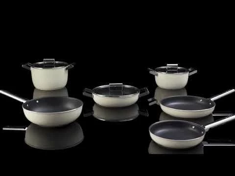 SMEG 9.5" Nonstick Fry Pan | Black 7 SMEG 9.5" Nonstick Fry Pan | Black - Image 5